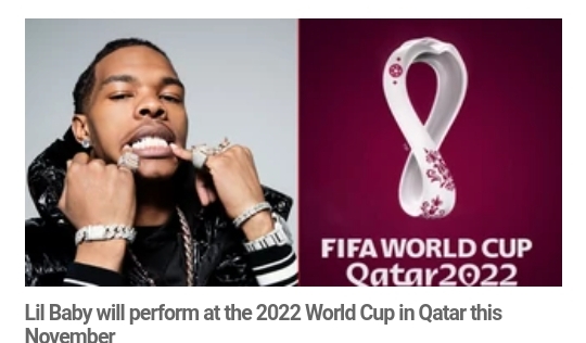 QATAR 2022 Lil Baby? the US Rapper set to perform at the 2022 World Cup Opening ceremony