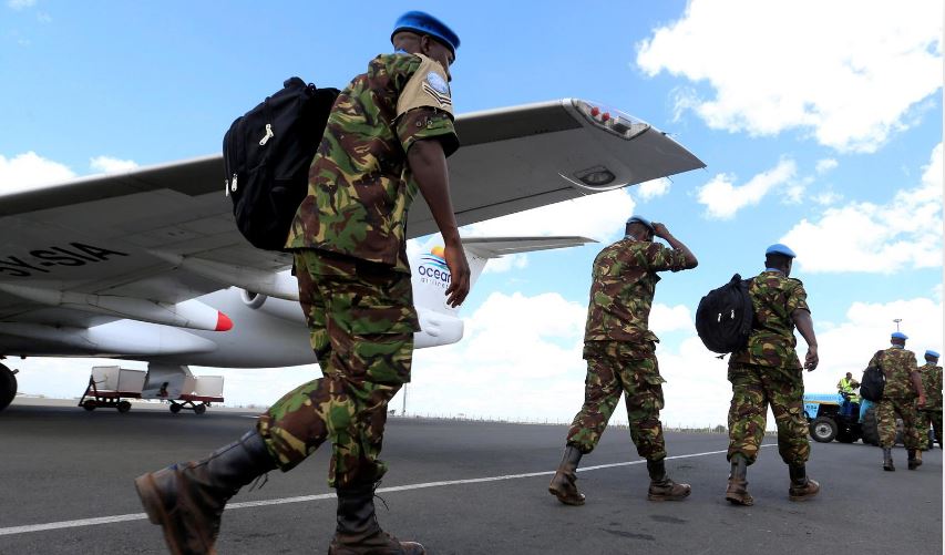 Kenyan Military troops in South Sudan. Photo Source: REUTERS.